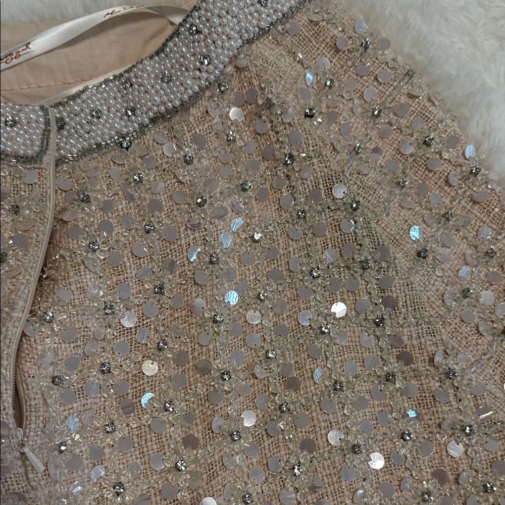 Mac Duggal Pearl and Crystal Embellished Garment - Picture 5 of 5